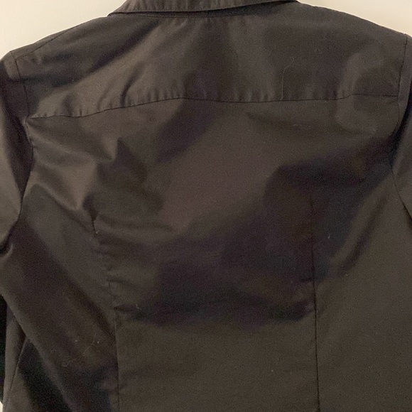 R Essentials black button down dress shirt in small - Picture 5 of 5